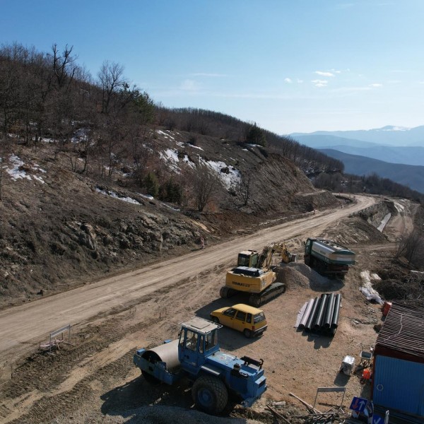 Санација на свлечиште на р1306, делница Крушево – Сладуево